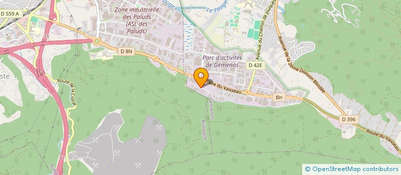 localisation de l'entreprise GGA GROUPE à GEMENOS