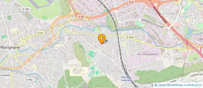 localisation de l'entreprise GGANNT à SAINT-VICTORET