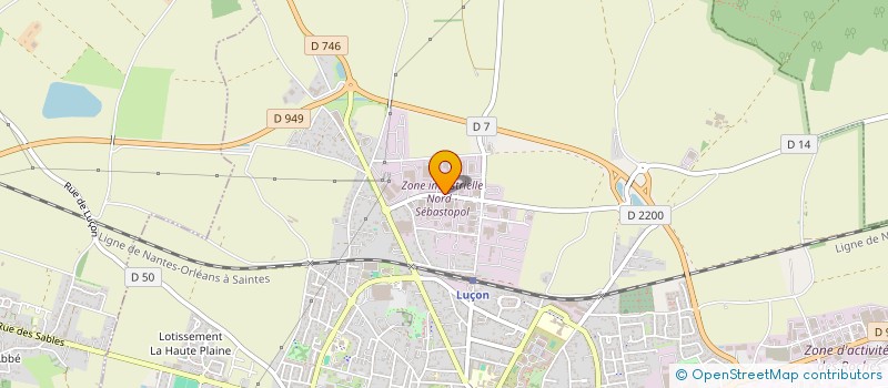 localisation de l'entreprise GGB à LUCON