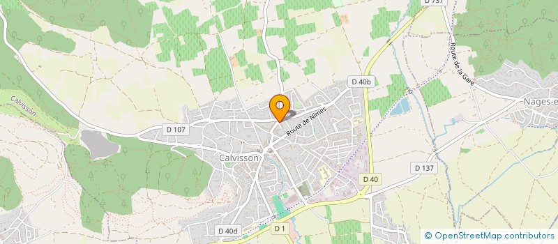 localisation de l'entreprise GGB  CALVISSON