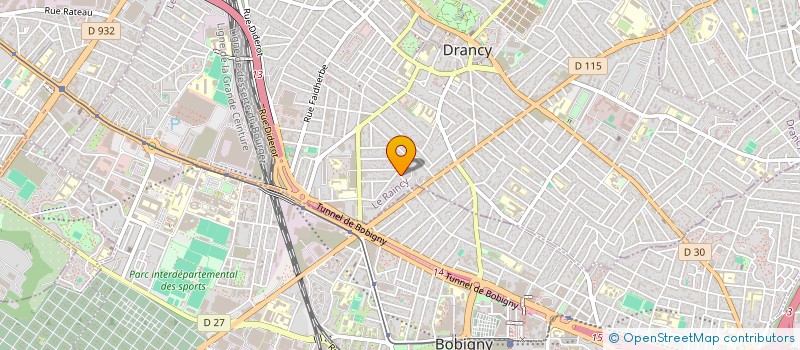 localisation de l'entreprise GGB BATIMENT à DRANCY