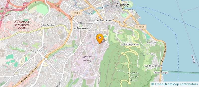 localisation de l'entreprise GGB FRANCE EURL à ANNECY