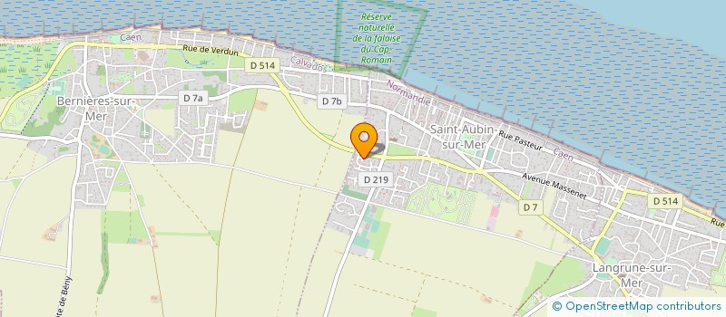 localisation de l'entreprise GGBJP  SAINT-AUBIN-SUR-MER