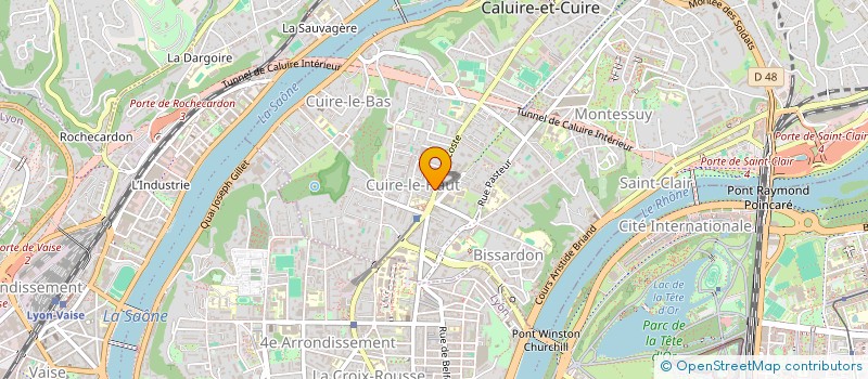 localisation de l'entreprise GGC 280  CALUIRE-ET-CUIRE