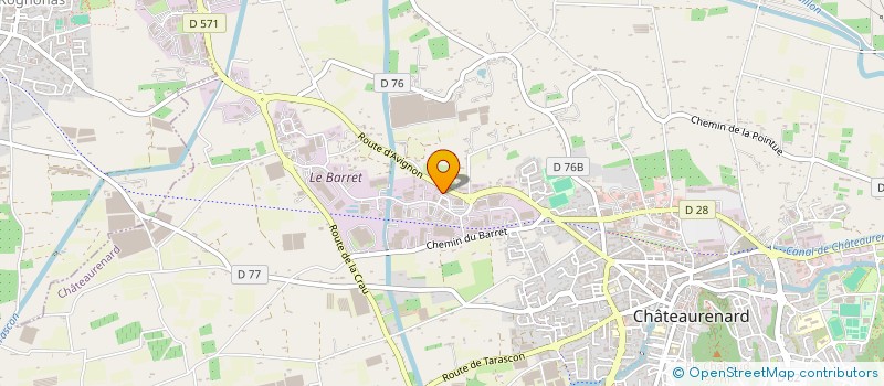 localisation de l'entreprise GGC  CHATEAURENARD