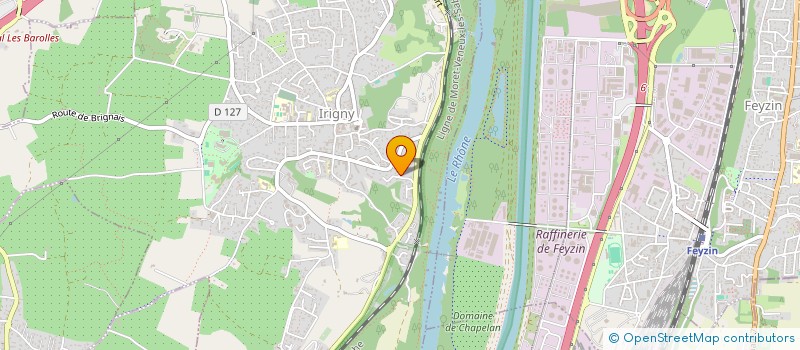 localisation de l'entreprise GGC PATRIMOINE  IRIGNY