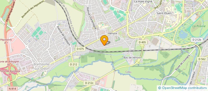 localisation de l'entreprise GGD à CAEN