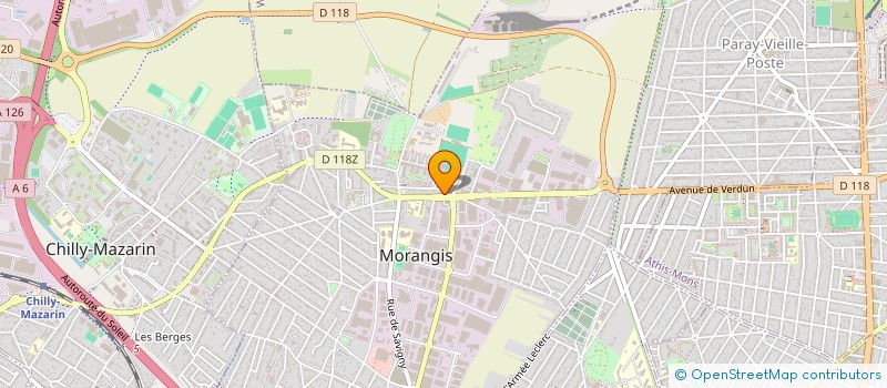 localisation de l'entreprise GGE DU SOUTERRAIN à MORANGIS