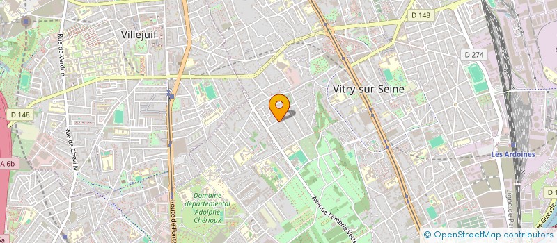 localisation de l'entreprise GGE INVESTISSEMENTS à VITRY-SUR-SEINE