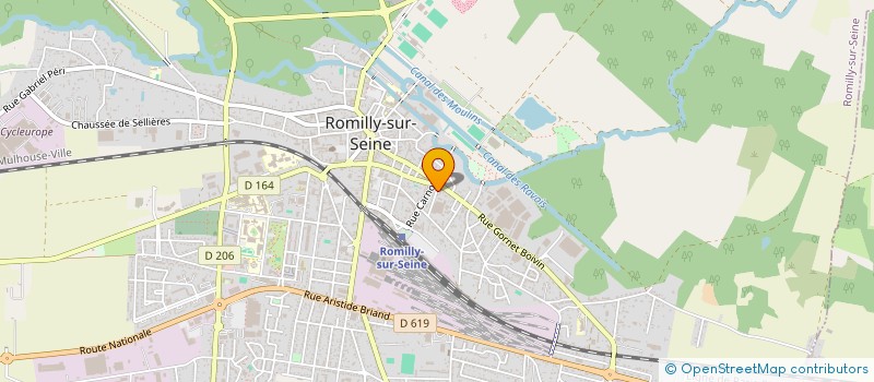 localisation de l'entreprise GGF  ROMILLY-SUR-SEINE