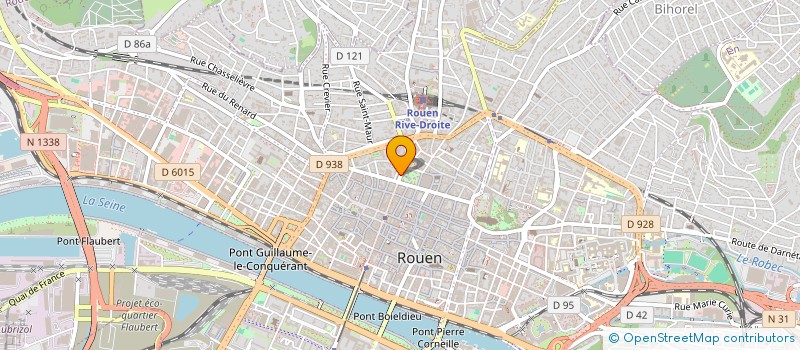 localisation de l'entreprise GGI à ROUEN