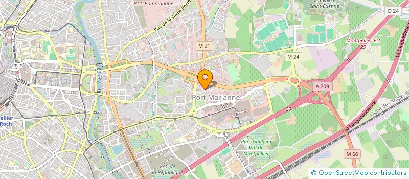 localisation de l'entreprise GGL FONCIERE à MONTPELLIER