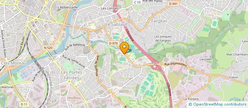 localisation de l'entreprise GGL SUD à LIMOGES