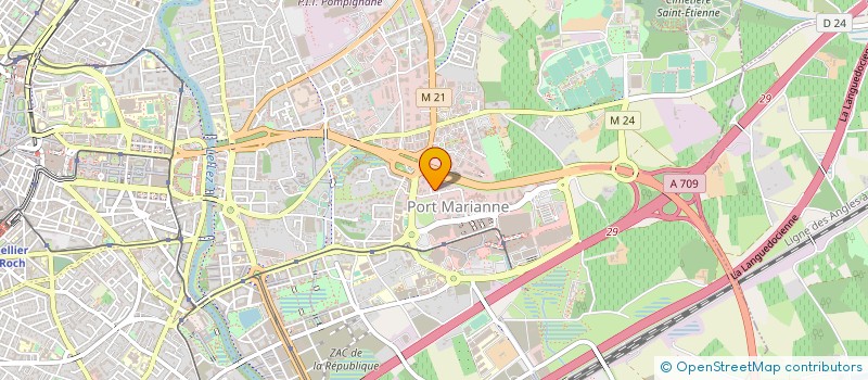 localisation de l'entreprise GGL TERRITOIRES à MONTPELLIER