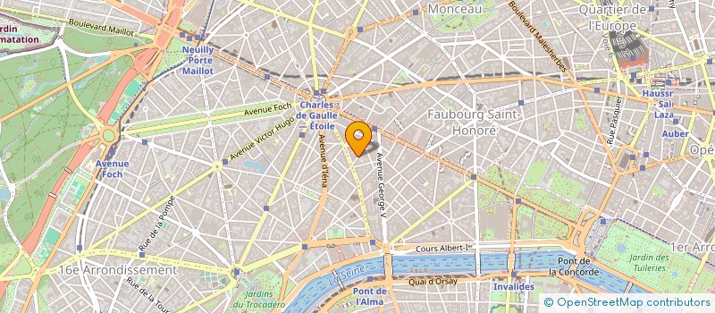 localisation de l'entreprise GGL TRADE CREDIT à NEUILLY-SUR-SEINE