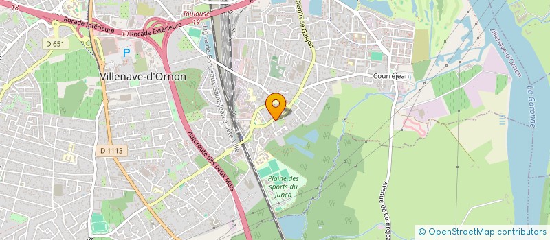 localisation de l'entreprise GGM  VILLENAVE-D'ORNON