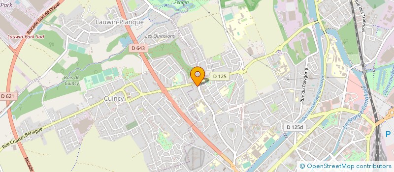 localisation de l'entreprise GGM HOLDING à DOUAI