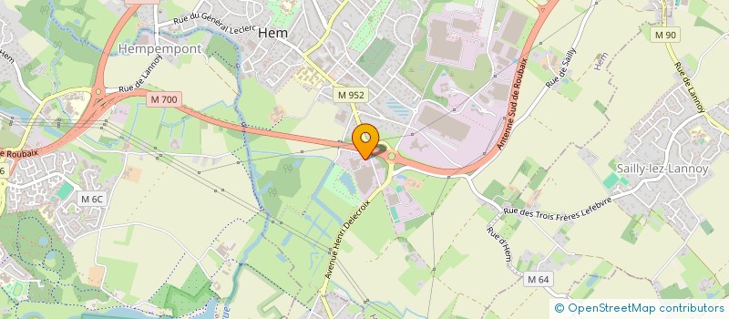 localisation de l'entreprise GGM INVEST  HEM