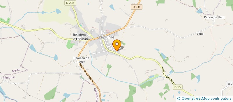 localisation de l'entreprise GGMC  LAPLUME