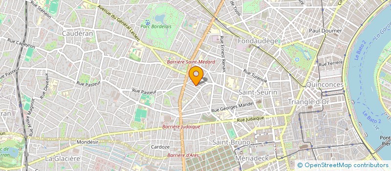 localisation de l'entreprise GGMT  BORDEAUX