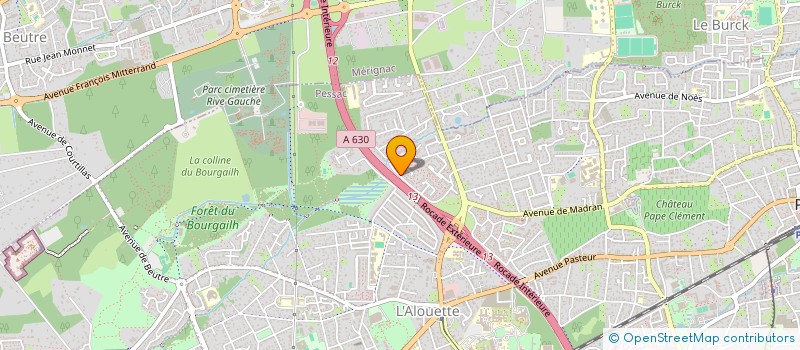 localisation de l'entreprise GGNERIC  PESSAC