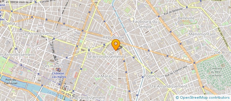 localisation de l'entreprise GGO  PARIS