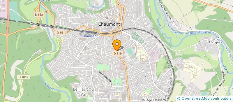 localisation de l'entreprise GGO CONSEIL à CHAUMONT