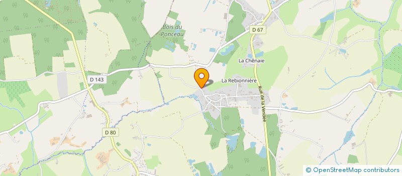 localisation de l'entreprise GGP DISTRI à MONTREVAULT-SUR-EVRE