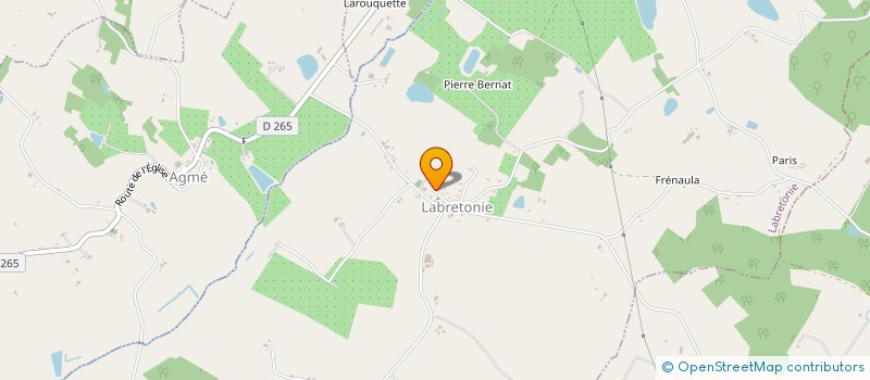 localisation de l'entreprise GGP47 à LABRETONIE