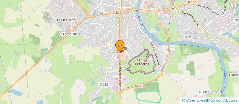 localisation de l'entreprise GGR  CHATEAU-GONTIER-SUR-MAYENNE