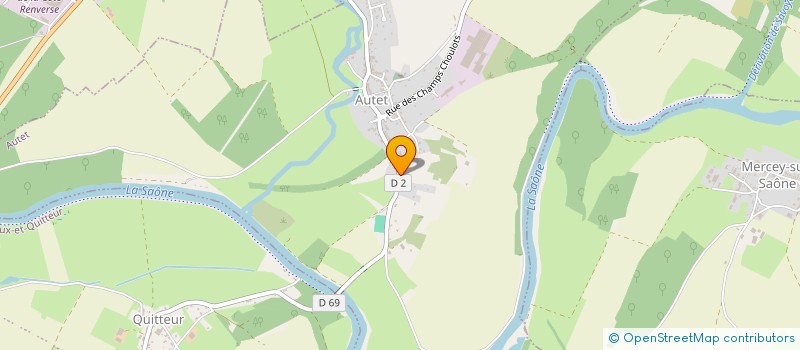 localisation de l'entreprise GGS ELECTRICITE  AUTET