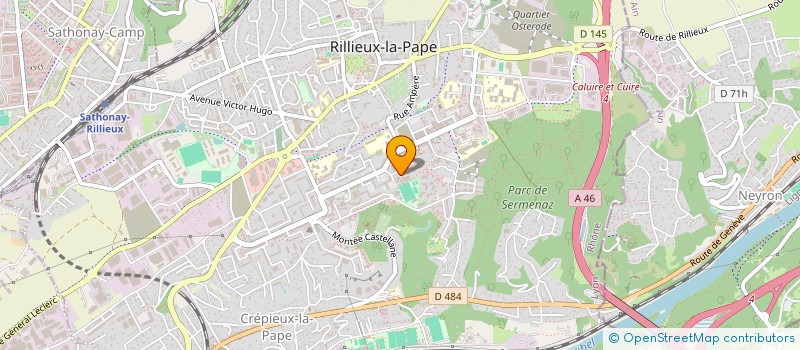 localisation de l'entreprise GGS PROPRETE  RILLIEUX-LA-PAPE