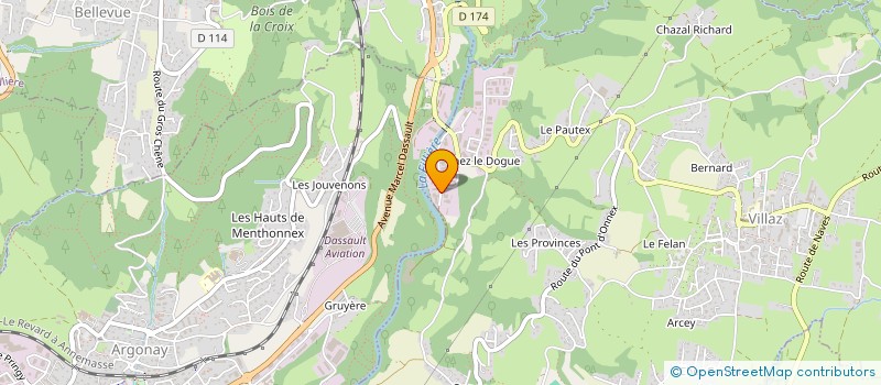 localisation de l'entreprise GGUYOT IMMO  VILLAZ