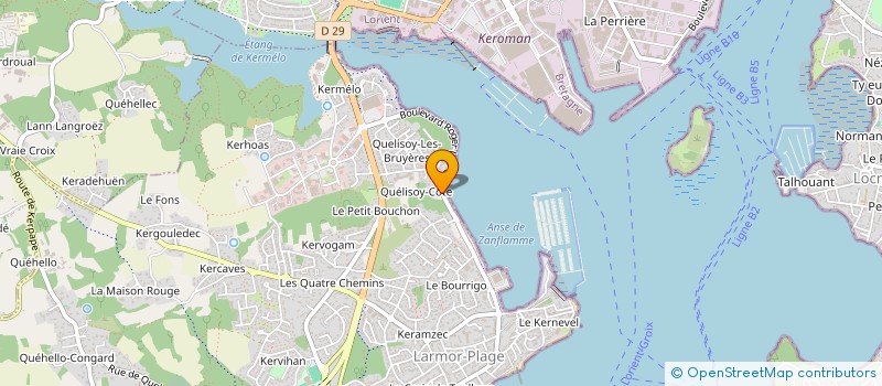 localisation de l'entreprise GH 777  LARMOR-PLAGE