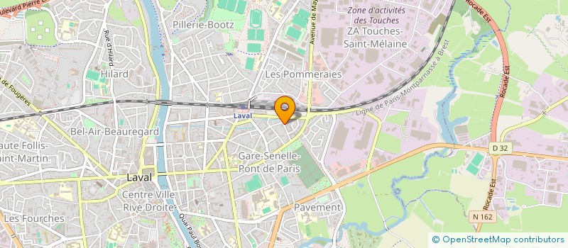 localisation de l'entreprise GH à LAVAL