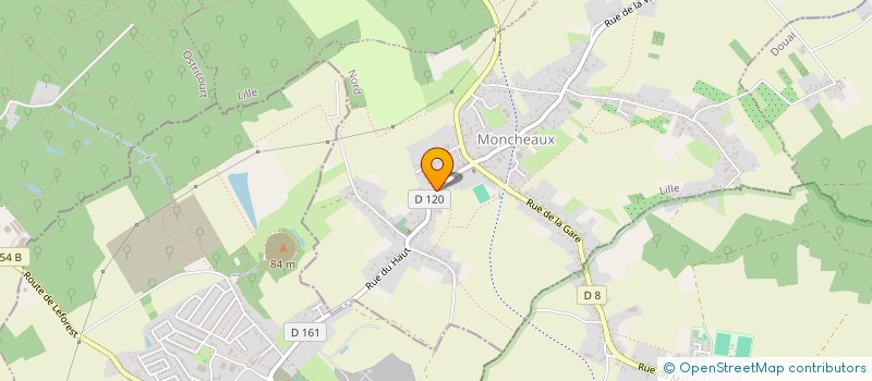 localisation de l'entreprise GH ADVICE à MONCHEAUX
