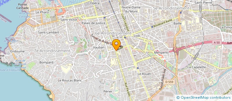 localisation de l'entreprise GH ASSURANCES  MARSEILLE