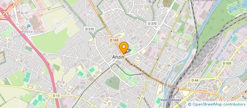 localisation de l'entreprise GH AUDITION SAS  ANZIN