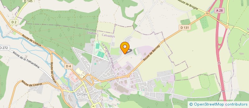 localisation de l'entreprise GH AUTOMOBILES  LA VESPIERE-FRIARDEL