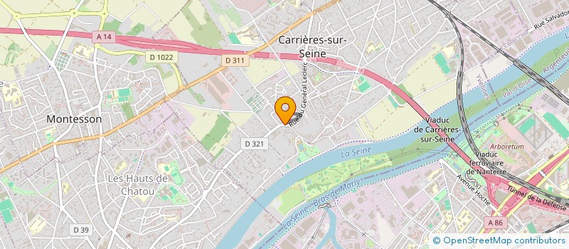 localisation de l'entreprise GH BATIMENT à CARRIERES-SUR-SEINE