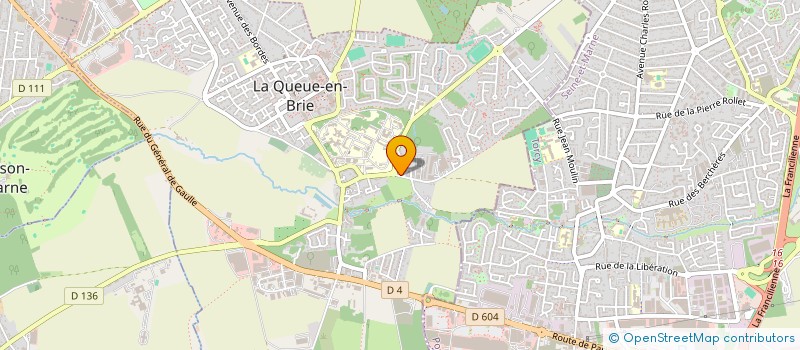 localisation de l'entreprise GH CONSEIL à LA QUEUE-EN-BRIE