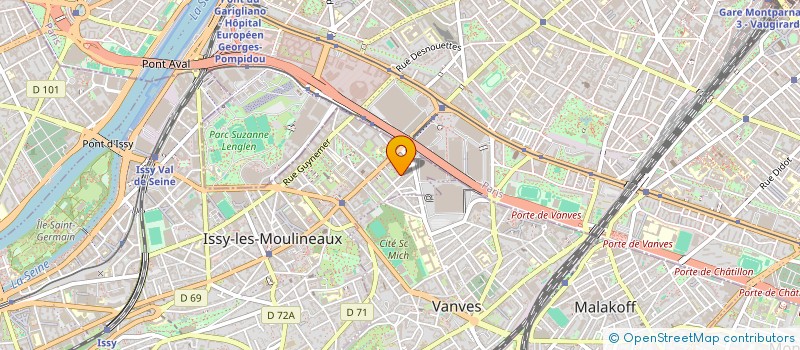 localisation de l'entreprise GH CONSEIL à ISSY-LES-MOULINEAUX
