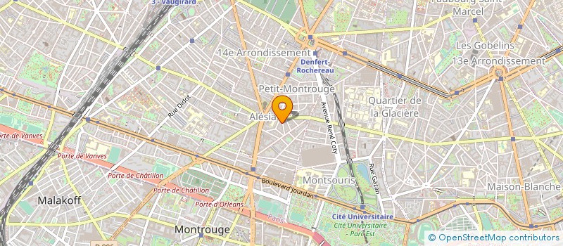 localisation de l'entreprise GH-DENTAL à MONTROUGE