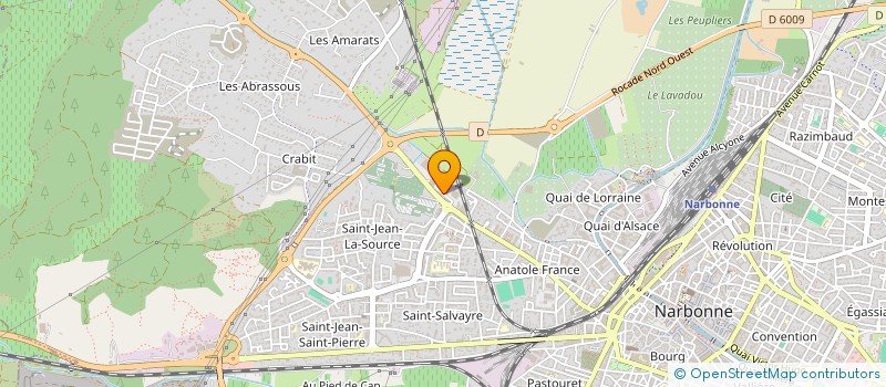 localisation de l'entreprise GH DEVELOPPEMENT à NARBONNE