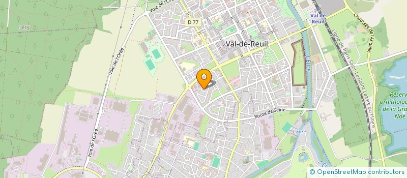 localisation de l'entreprise GH DISTRIBUTION à VAL-DE-REUIL