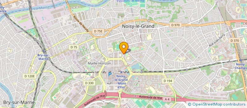 localisation de l'entreprise GH ENERGY à NOISY-LE-GRAND