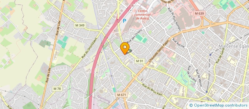 localisation de l'entreprise GH FACADE  TOURCOING
