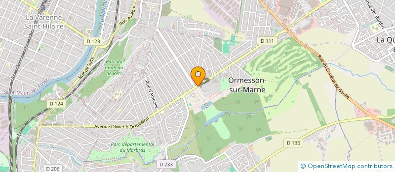 localisation de l'entreprise GH FIBRE  ORMESSON-SUR-MARNE