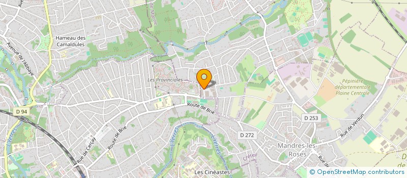 localisation de l'entreprise GH GYM  VILLECRESNES