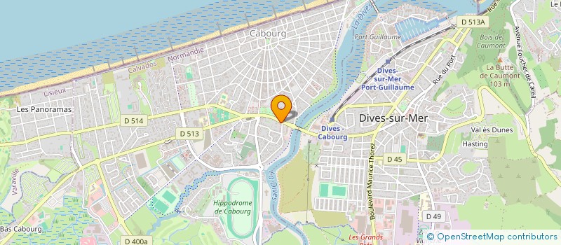 localisation de l'entreprise GH HABITAT  CABOURG